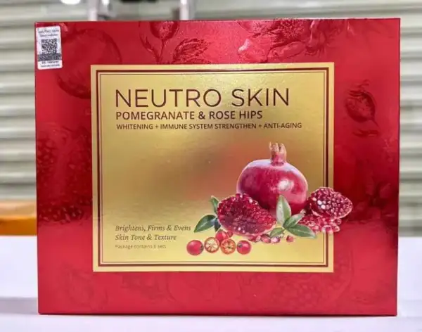 Neutro Skin Pomegranate Rose Hips Whitening + Immune System Strengthen + Anti-Aging - Image 4