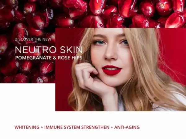 Neutro Skin Pomegranate Rose Hips Whitening + Immune System Strengthen + Anti-Aging - Image 3