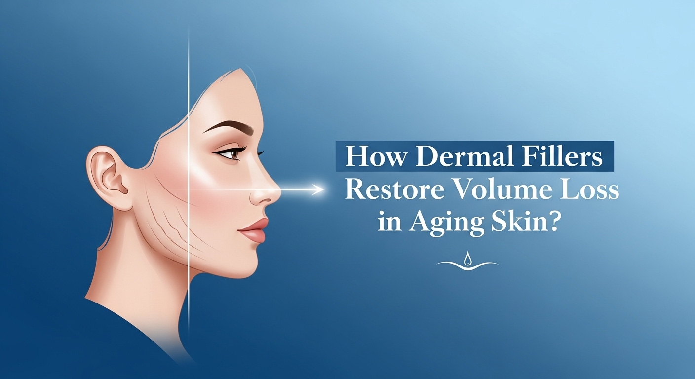 How dermal fillers restore volume loss in aging skin